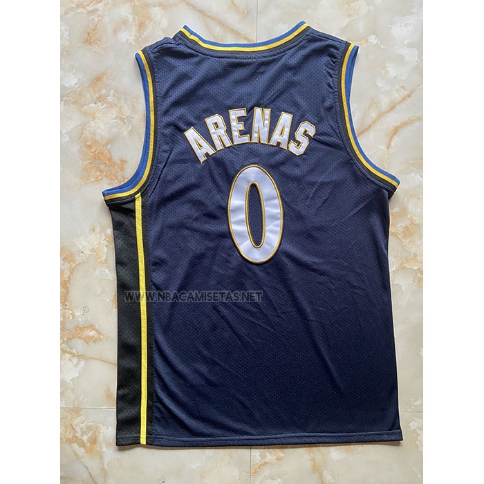Camiseta Washington Wizards Gilbert Arenas NO 0 Mitchell & Ness 2003-04 Azul